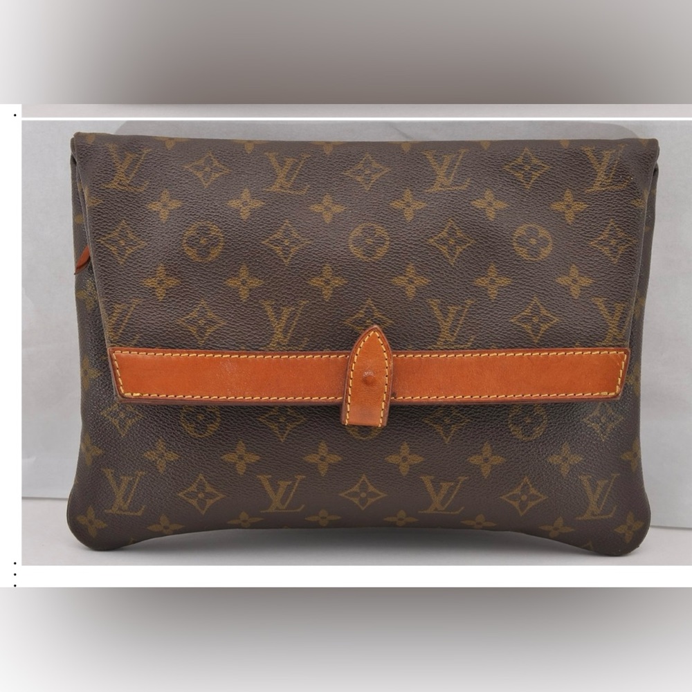 Authentic Louis Vuitton pilante monogram clutch vintage - Picture 2 of 11